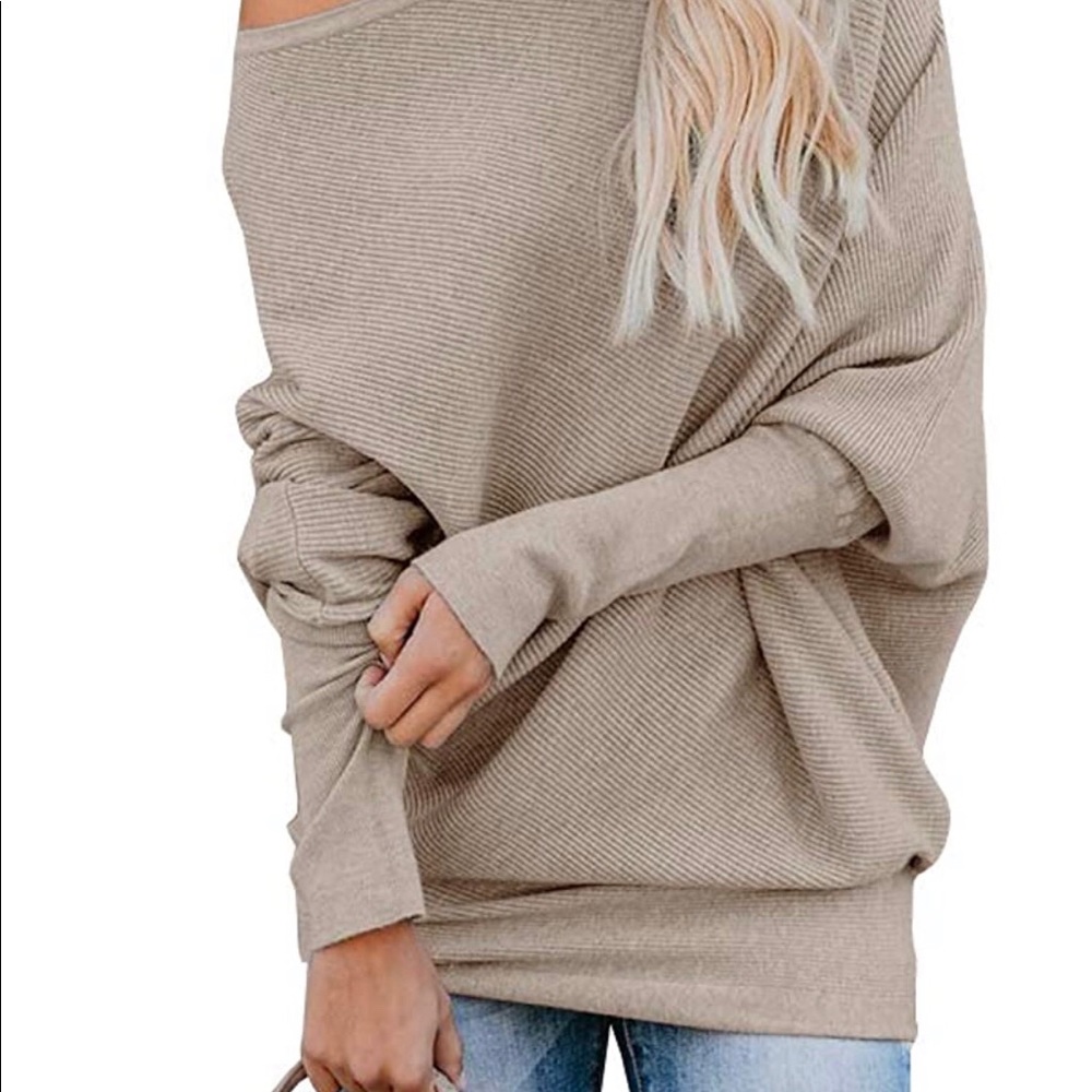 Off shoulder sweater- brand new!